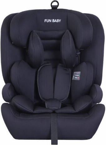 Fun Baby Καθισματάκι Αυτοκινήτου i-Size με Isofix Μαύρο 9-36 kg