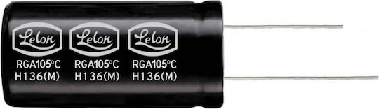 Electrolytic Capacitor Vertical 10uF 63V 105°C 5x11 Tape Sa Rga Lelon