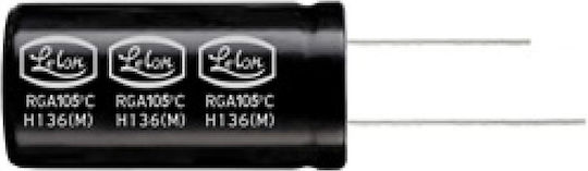 Condensator Electrolitic Vertical 2200μF 35V 105°C 16x25 Rga Lelon
