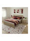 Set de Dormitor Athos Sonoma cu Saltea 160x200buc 3buc