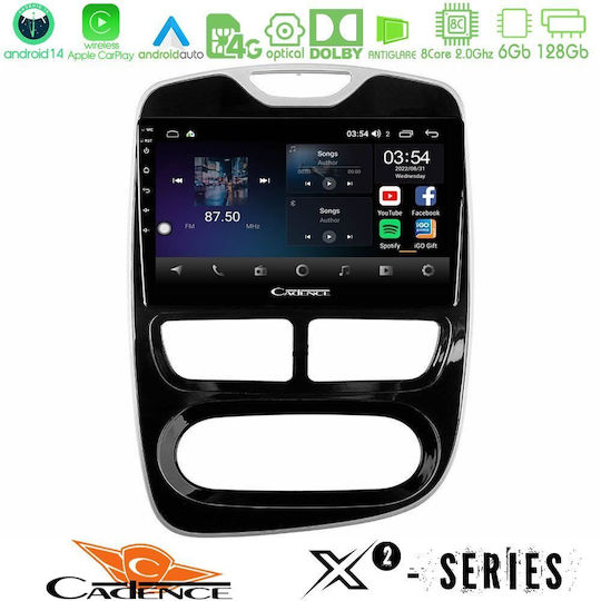 Ηχοσύστημα Αυτοκινήτου για Renault Clio BMW X2 2012-2016 (Bluetooth/USB/WiFi/GPS/Apple-Carplay/Android-Auto) με Οθόνη Αφής 9"