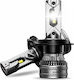 NovSight Lamps Car H4 LED 6500K Cold White 12-24V / 9-32V 100W 2pcs