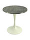 Masă Rotundă Bar Din Lemn Cu Ramă Metalică Old Pine Albă 70x70x74cm