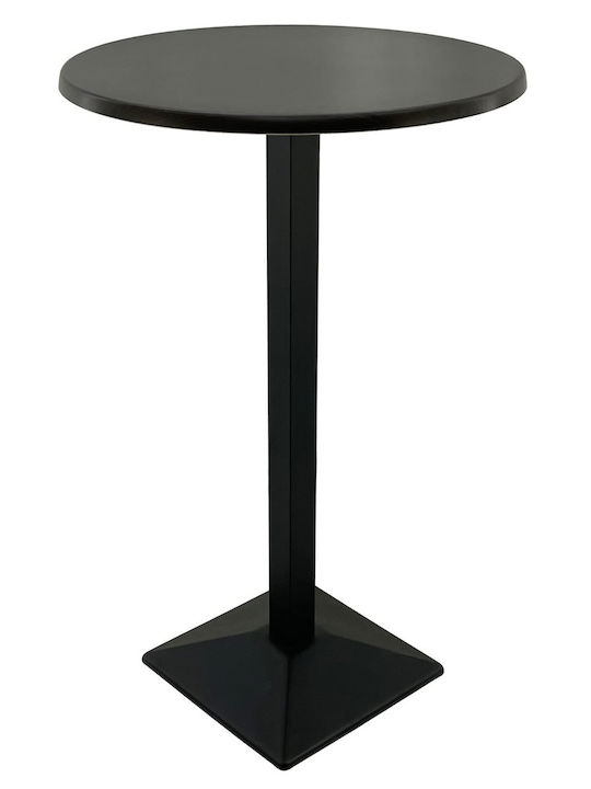 Tisch Bar Holz mit Metallgestell 40x40x110cm