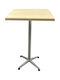 Pătrat Masă Bar Maple, Classic Grey 70x70x107buc