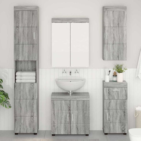 vidaXL Bathroom Cabinet L37xW24.5xH86cm Sonoma