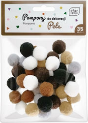 Сфунгари Inderdruk 337573 Pom-pom Pets 20мм 35 Бройки