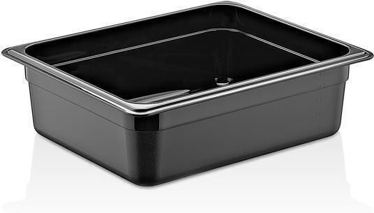 Tavă Gastronorm Policarbonat 1/2-100 325x265x100mm 5.9lt Neagră
