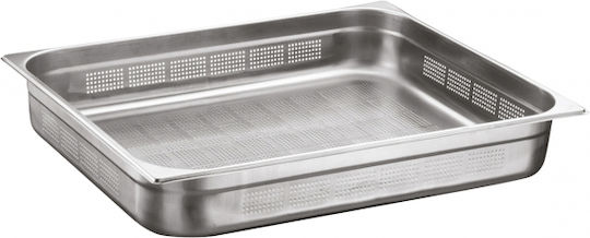 Tavă Gastronorm Perforată Ozti 2/1 Gnp 40x650x530mm 9lt Oțel Inoxidabil
