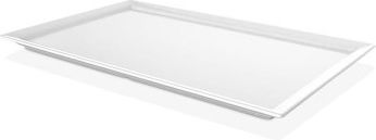 Melamine Tray Gn 1/1 530x325mm Raki Orta White Color