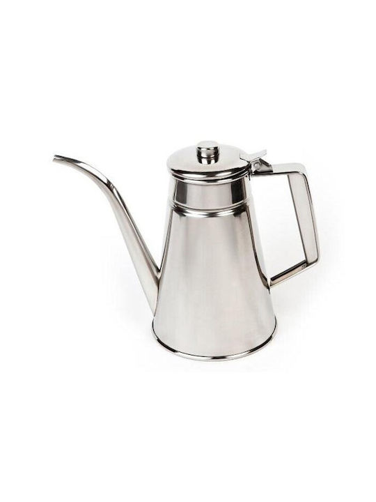 Homestyle Oil Can made of Stainless Steel with Flow 1000ml