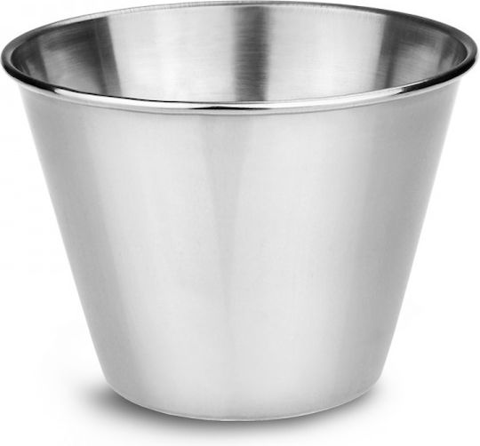 Raki Bol de Amestecare din Oțel Inoxidabil cu Diametru de 8cm și Înălțime de 5.5cm.