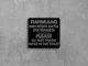 Πινακίδα Wc-do Not Throw Paper Μεταλλο-μαυρο-χρωμα