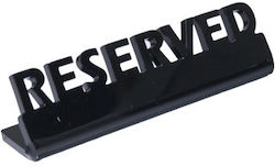 Reserved Acrylic Stand Restaurant Black Mn0136268 Reserved Acrylic Stand Restaurant Black Mn0136268