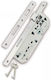 Mesoporta Locks Martin Oval Nickel 40x90mm