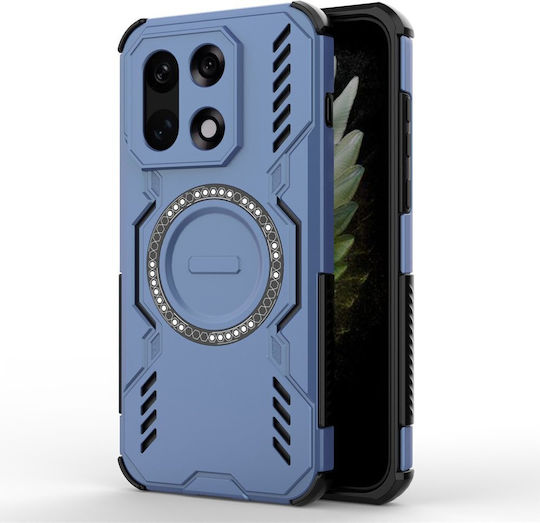Techsuit Umschlag Rückseite Kunststoff Blau (OnePlus 15)