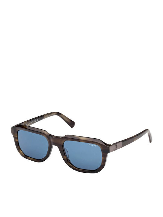Guess Unisex Sonnenbrillen mit Braun Horn umran...