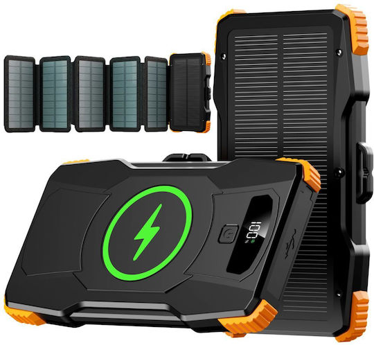 Linomag Power Bank Solar 10000mAh 22.5W Negru