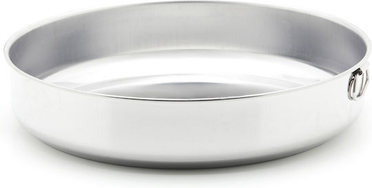 Raki Bavaria Super Round Stainless Steel Tray D38xh9cm One Handle