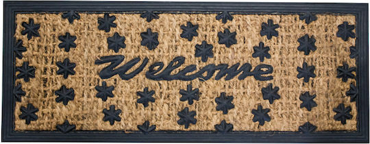 Raki Entrance Mat made of Rubber 65x25cm