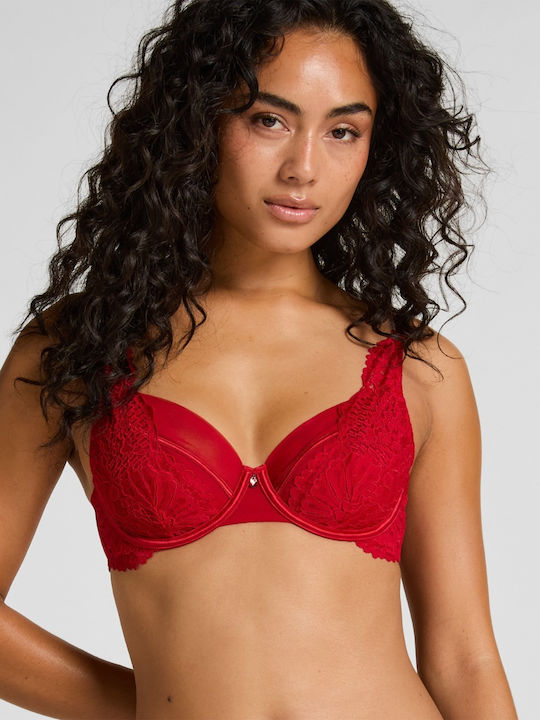 Hunkemöller Whitney Κόκκινο Σουτιέν χωρίς Ενίσχ...
