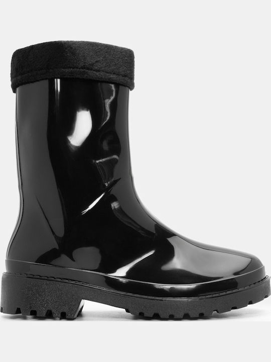 Damen Gummistiefel Schwarze