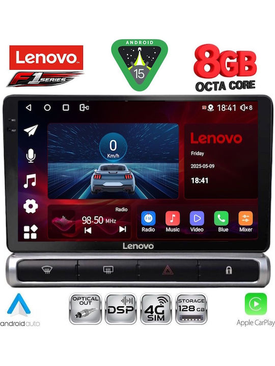 Lenovo Car Audio System for Citroen C3 / DS3 2016 (Bluetooth/USB/WiFi/GPS/Apple-Carplay/Android-Auto) with Touch Screen 9"