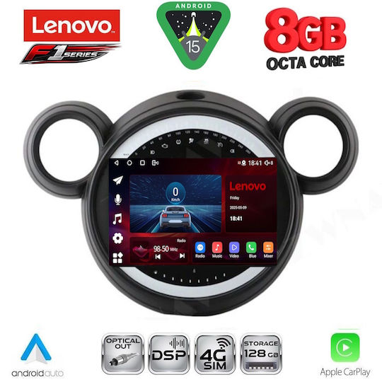 Lenovo Car Audio System for Mini Countryman Paceman 2010 2016 Bluetooth USB WiFi GPS Apple CarPlay Android Auto with 9 Inch Touch Screen LENOVO SSR 10065 CPA