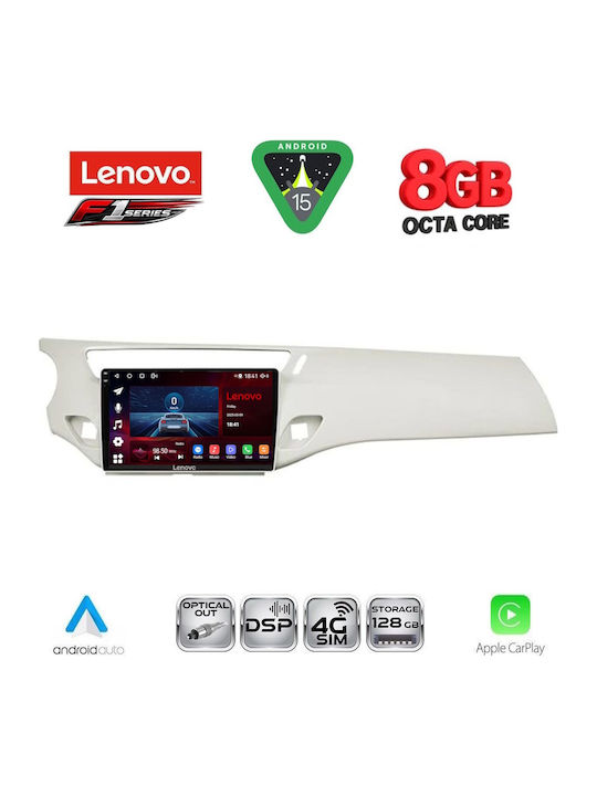 Lenovo Car Audio System for Citroen C3 / DS3 2009-2016 (Bluetooth/USB/WiFi/GPS/Apple-Carplay/Android-Auto) with Touch Screen 9"