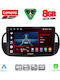 Lenovo Car Audio System for Fiat 500 2007-2015 (Bluetooth/USB/WiFi/GPS/Apple-Carplay/Android-Auto) with Touch Screen 9"