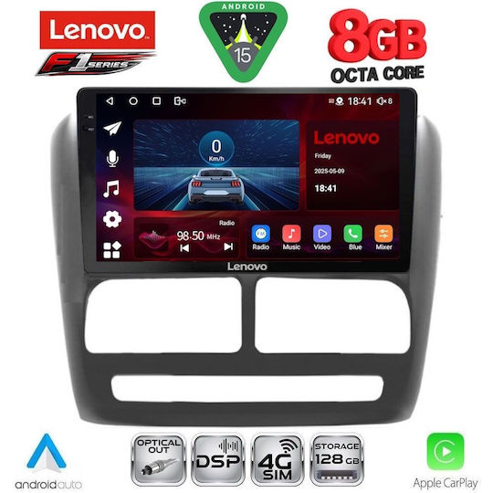 Lenovo Car Audio System for Opel Combo Fiat Doblo 2010-2015 (Bluetooth/USB/WiFi/GPS/Apple-Carplay/Android-Auto) with Touch Screen 9"