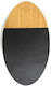 Platou De Prezentare Din Ardezie Din Bambus Raki 35.5x20.3x1.9cm Oval