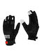 Touchfunktion Handschuhe Größe Xs Rutschfeste Griffe Reflektierende Streifen Schwarz