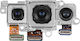 Clappio Modul Complet Foto Cameră Triplu Din Spate Galaxy S22 S22 Plus Negru Argintiu