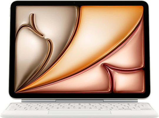 Клавиатура Apple Magic Keyboard Tablet Mdfv4lb/a Съвместима iPad Air 11-инчов M3 M2 5-то/4-то поколение Българска Бяла