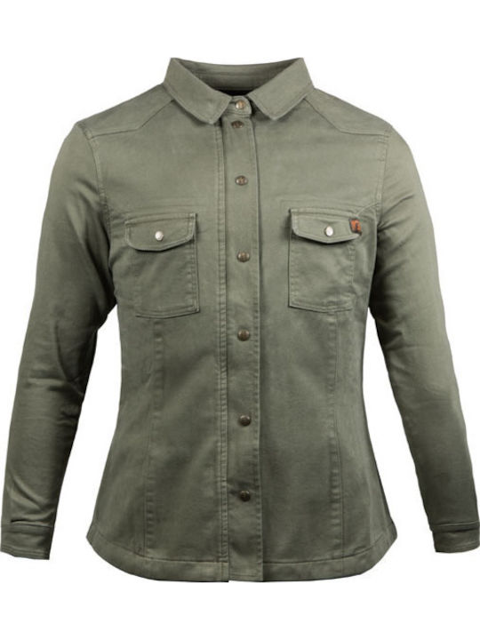 John Doe Motoshirt Дамско Мотоциклетно яке Olive