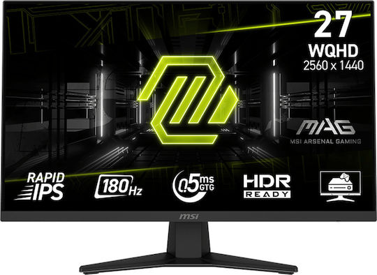 MSI Mag 274QF IPS Gaming Monitor 27" QHD 2560x1440 180Hz with Response Time 0.5ms GTG