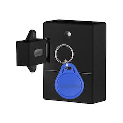 Smart Lock Emid Ic Digital Diskrete Rfid-Karte Entsperren Zugangskontrolle Schwarz