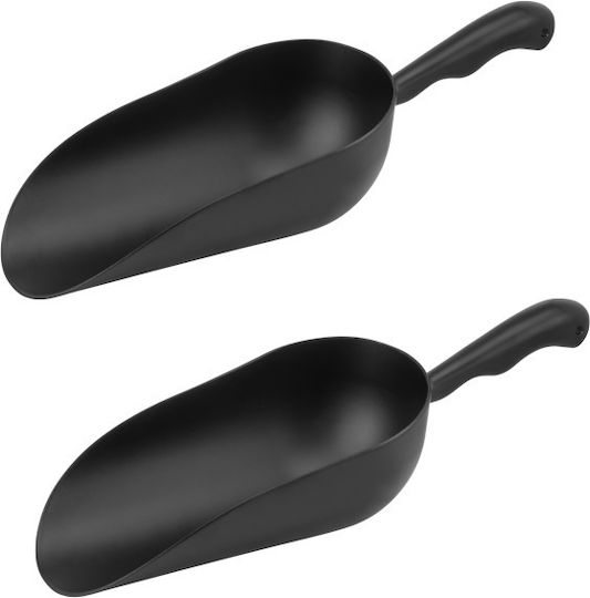 Set 2 Raki Stainless Steel Shakers 21x7cm Black Color