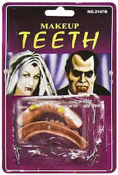 Vampire Denture Horror Brown Dracula Teeth