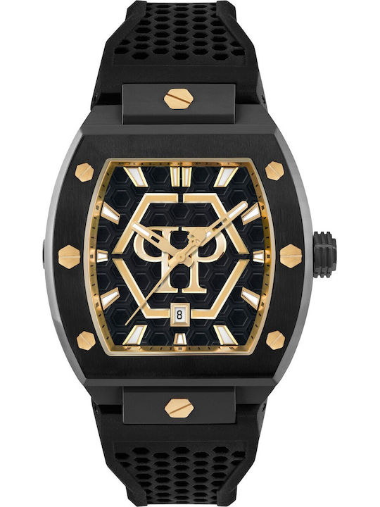 Philipp Plein Hexagon Phantom Herrenuhr 44mm Ba...