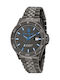 Maserati Edition Herrenuhr 44mm Batterie mit Gray Metallarmband