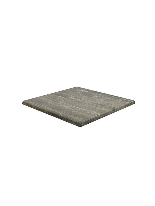 Raki Pătrată Suprafața mesei Werzalit Old Pine 70x70cm MN0166160 1buc