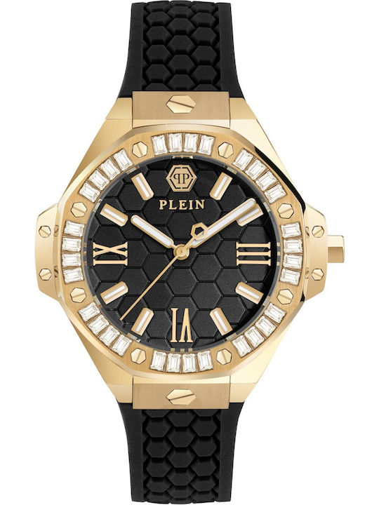 Philipp Plein Damen Uhr mit Schwarz Metallarmband