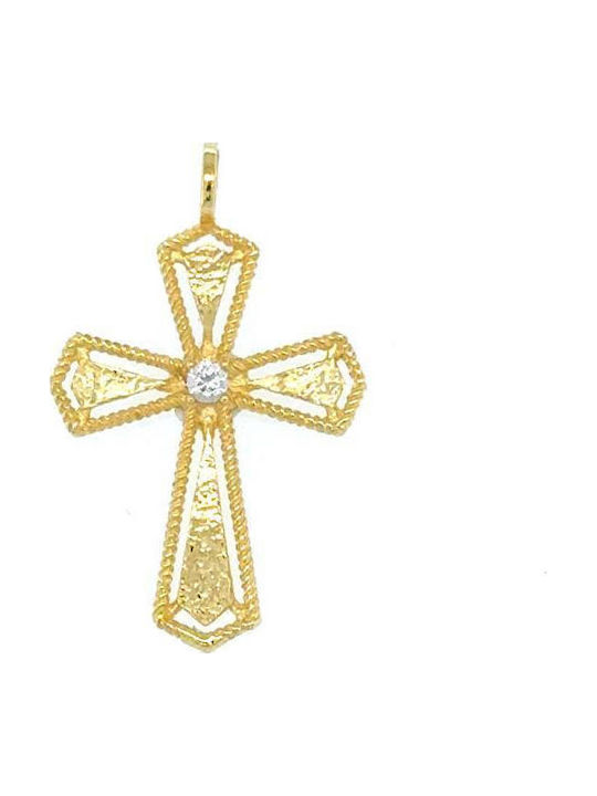 Drandakis Women's Gold Cross 9K