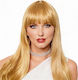 Long Hair Wig Bangs Blonde