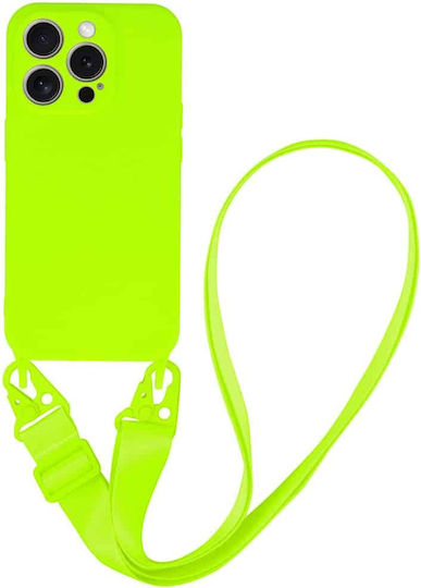 Umschlag Rückseite Silikon mit Band Mehrfarbig (iPhone 15 Plus / 16 Plus)