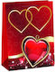 HOMie Hearts Paper Bag for Gift Red 11x14x6cm.