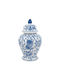 Artekko Decorative Vase Melania White 24.5x24.5x44cm