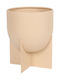 InTheBox Planter Metal Beige 20x20x25.5cm.